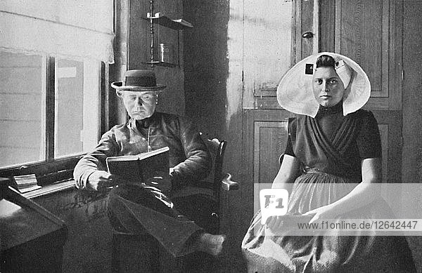 Ein Holländer und seine Frau  1912. Künstler: Charles Lefebure.