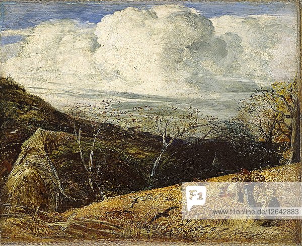 Die weiße Wolke  um 1833-1834. Künstler: Samuel Palmer.