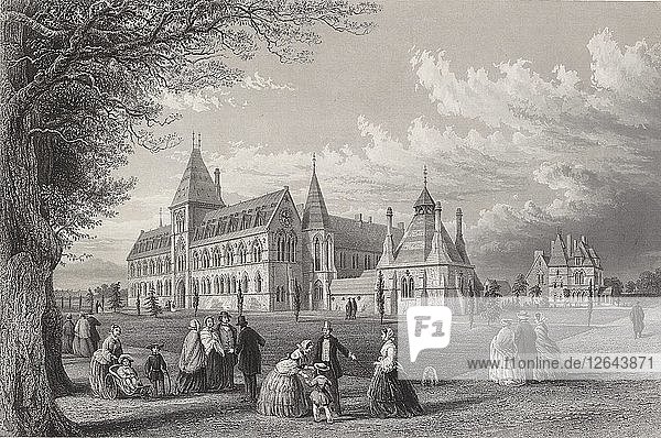 Das Universitätsmuseum: Oxford Almanach für 1860. Künstler: John Le Keux.