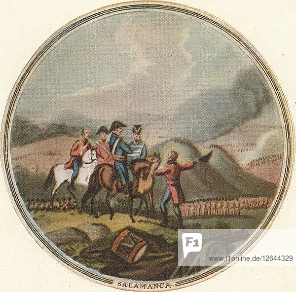 Schlacht von Salamanca  1815  (1910). Künstler: Edward Orme.