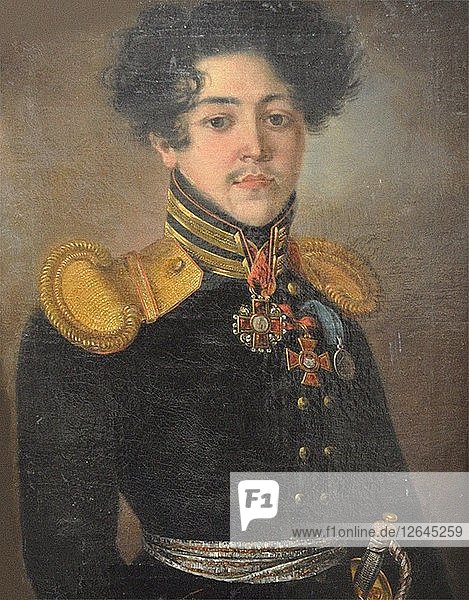 Porträt von Wassili Sergejewitsch Norow (1793-1853)  Erste Hälfte des 19. Jahrhunderts.