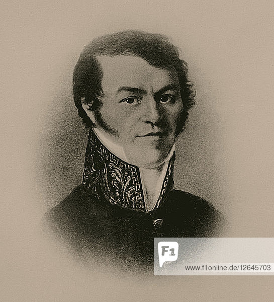 Porträt von Michail Andrejewitsch Dostojewski (1789-1839)  Dostojewskis Vater  1820er Jahre.
