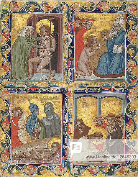 Szenen aus dem Leben des Heiligen Franz von Assisi.