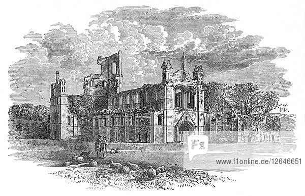 Von Nordwesten  Kirkstall Abbey  um 1880  (1897). Künstler: Alexander Francis Lydon.