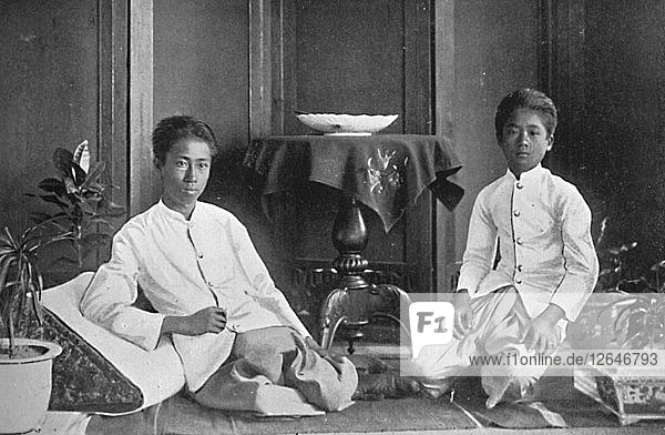 Two Siamese gentlemen  1902. Artist: Unknown.