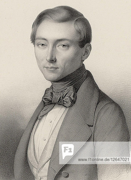 Porträt des Komponisten Jules Déjazet (1806-1846)  1840er Jahre.