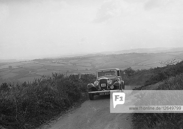 Railton-Limousine bei der MCC Torquay Rallye  1938. Künstler: Bill Brunell.