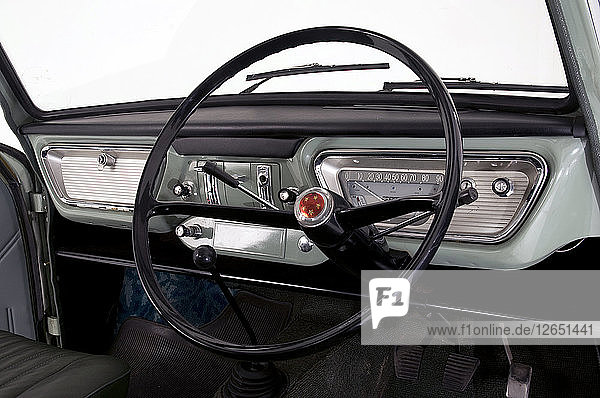 1966 Ford Anglia Super 105E Armaturenbrett Künstler: Unbekannt.
