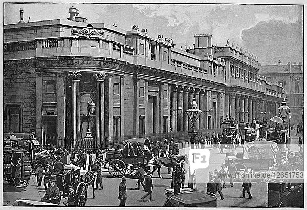 Die Bank von England  um 1896. Künstler: Frith & Co.