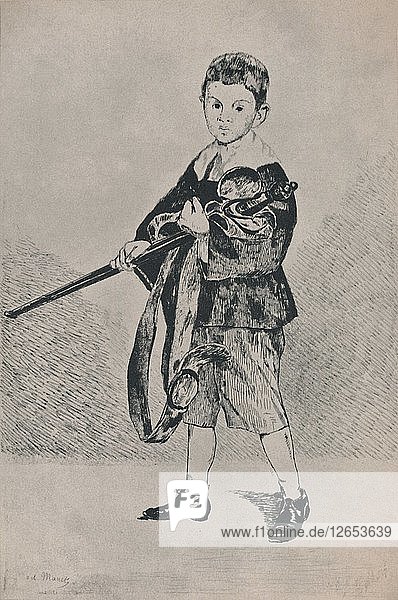 Der Junge mit dem Schwert  1862  (1946). Künstler: Edouard Manet.