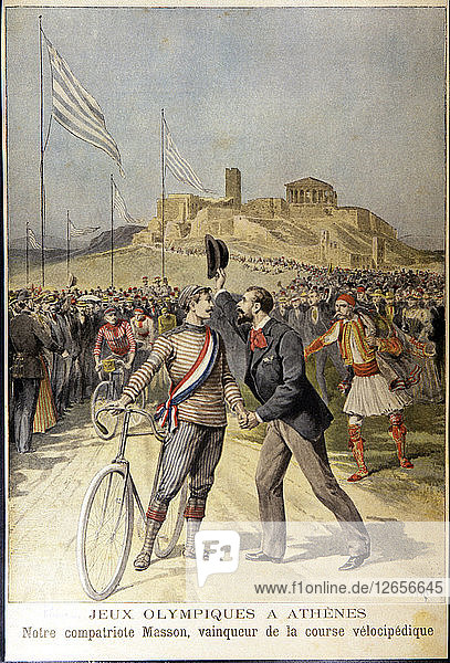 Bei den ersten Olympischen Spielen der Neuzeit 1896 in Athen gewann der Franzose Masson den ?