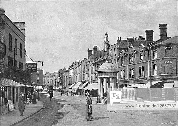 Chelmsford: High Street  um 1896. Künstler: Poulton & Co.