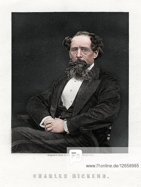 Charles Dickens  English novelist and journalist  1876. Artist: Unknown.