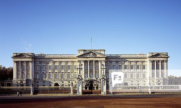 Buckingham Palace  ca. 1990-2010. Künstler: Unbekannt.