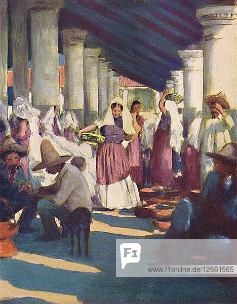 Tehuantepec  1903. Künstler: Mortimer L. Menpes.