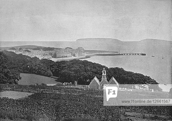 Beaumaris - Blick auf die Anlegestelle  1895. Künstler: Unbekannt.