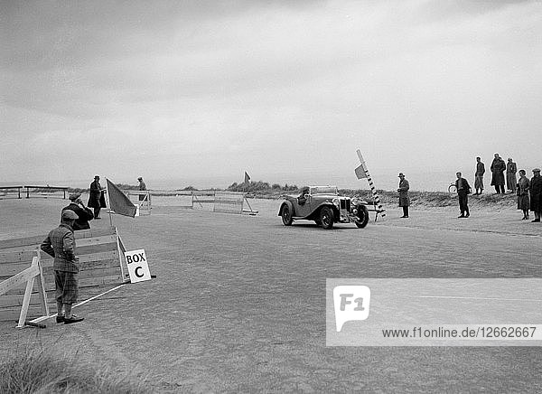 MG Magnette von CS Grant  der an der RSAC Scottish Rallye teilnimmt  1934. Künstler: Bill Brunell.