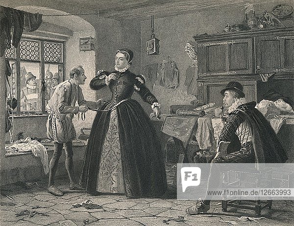 The Ladys Tailor (König Heinrich IV. - Zweiter Teil)  um 1870. Künstler: Charles W. Sharpe.