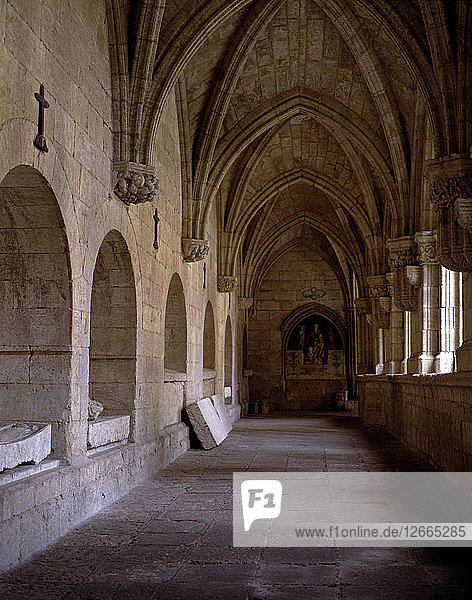 Kreuzgang und nördliche Galerie der Kathedrale von Ciudad Rodrigo (Salamanca).