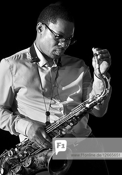 Ravi Coltrane  2013. Artist: Alan John Ainsworth.