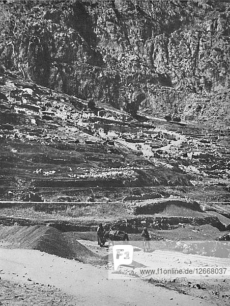 Ort des berühmten Orakels  Delphi  1913. Künstler: Unbekannt.