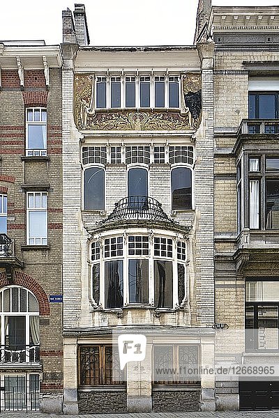 Maison Beukman  83 RRue Faider  Brüssel  Belgien  c2014-2017. Künstler: Alan John Ainsworth.
