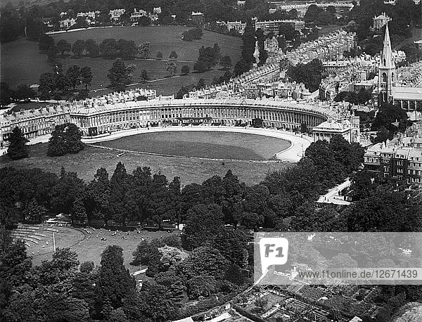 Royal Crescent  Bath  Somerset  1920. Künstler: Aerofilms.