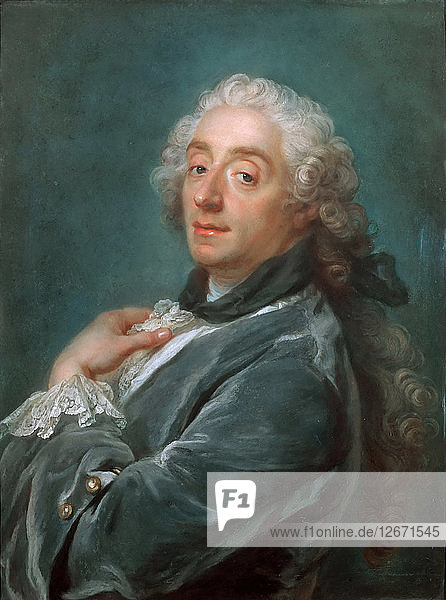 Porträt des Malers François Boucher (1703-1770)  1741.