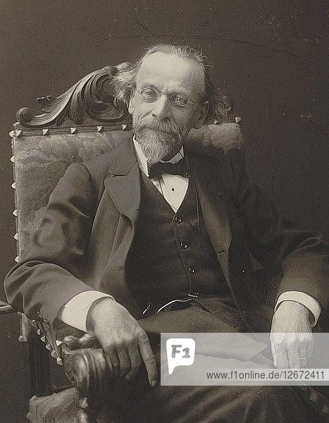 Porträt des Komponisten Louis Albert Bourgault-Ducoudray (1840-1910)  1910.