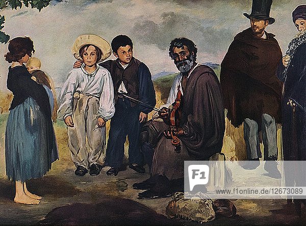 Der alte Musikant  1862. Künstler: Edouard Manet.