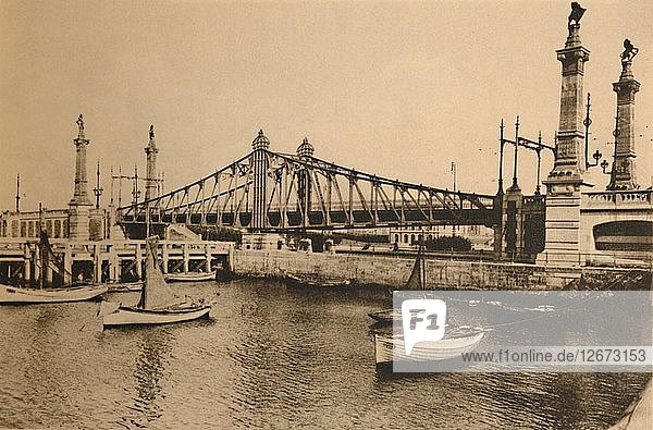 de Smet De Naeyer Bridge  c1928. Artist: Unknown.