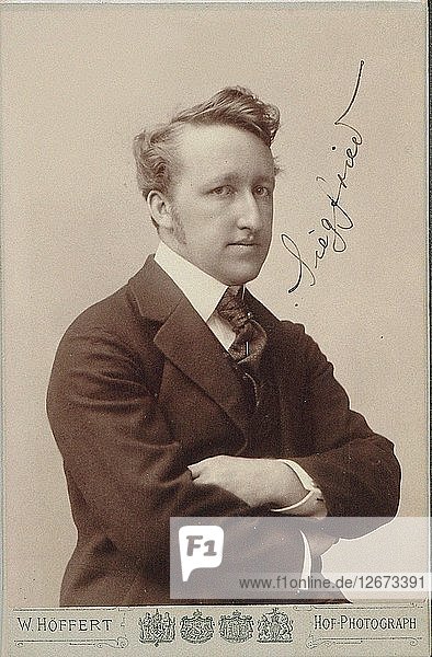 Porträt von Siegfried Wagner (1869-1930).