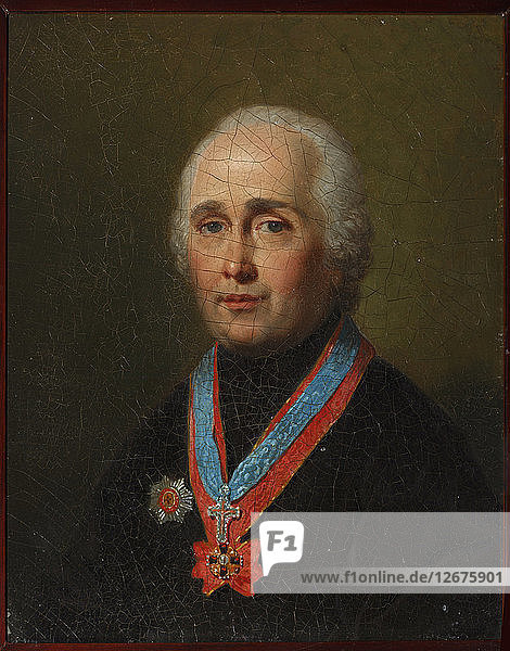Porträt von Andrey Afanasyevich Samborsky (1732-1815).