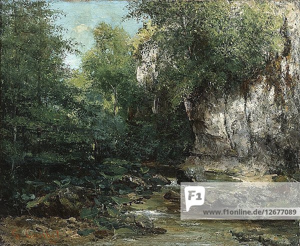 The Banks of a Stream  1873. Artist: Gustave Courbet.
