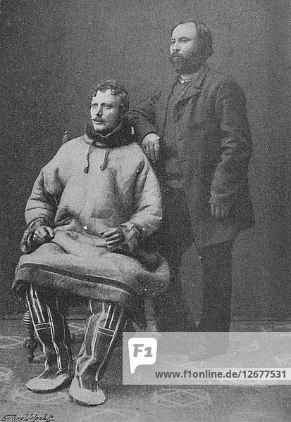O. Christofersen and A. Trontheim  1897. Artist: Unknown.