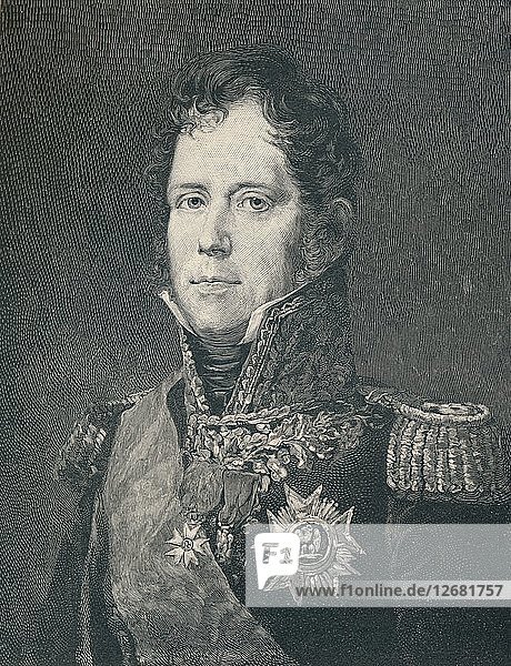 Marschall Michel Ney  Herzog von Elchingen  Fürst der Moskwa  um 1805  (1896). Künstler: R. G. Tietze.
