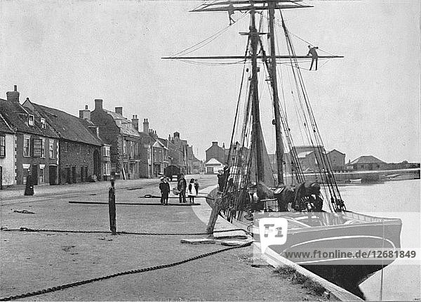 Wells - The Quay  1895. Artist: Unknown.
