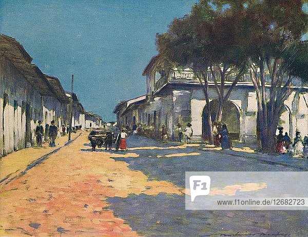 Mexiko-Stadt  1903. Künstler: Mortimer L. Menpes.