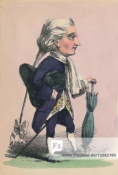 Georg III.  1856. Künstler: Alfred Crowquill.
