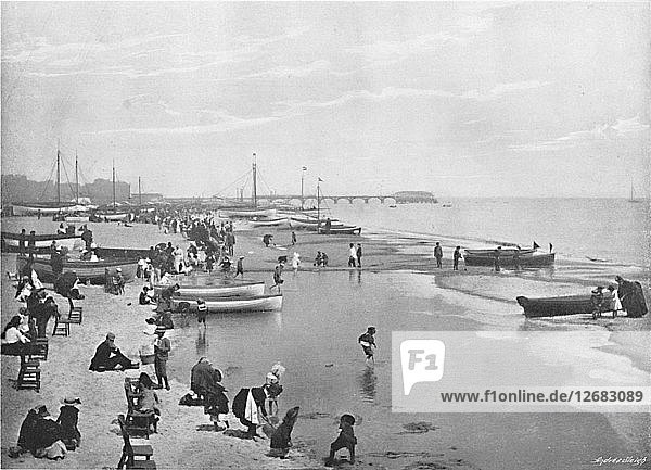 The Beach  Great Yarmouth  c1896. Artist: Alfred Price.