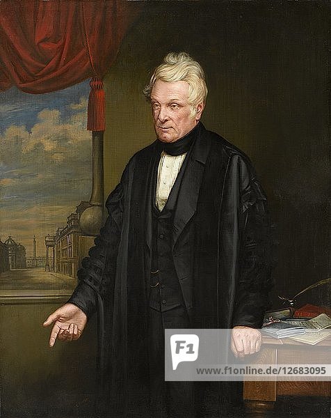 Porträt von John Clayton  englischer Rechtsanwalt und Archäologe  1863. Künstler: Edward Sawyer.