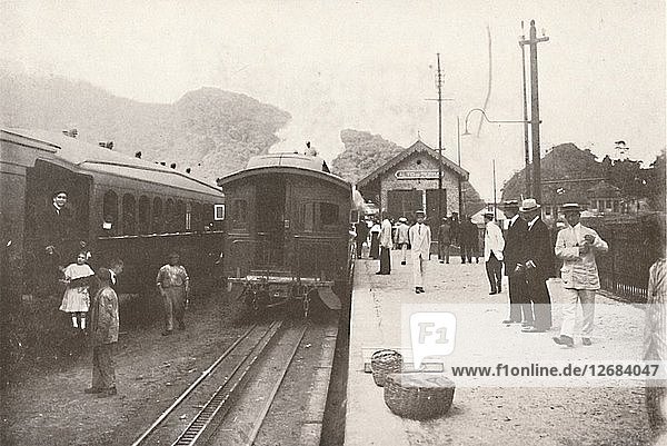 Alto da Serra: Eisenbahnstrecke Petropolis - Leopoldina  1914. Künstler: Unbekannt.