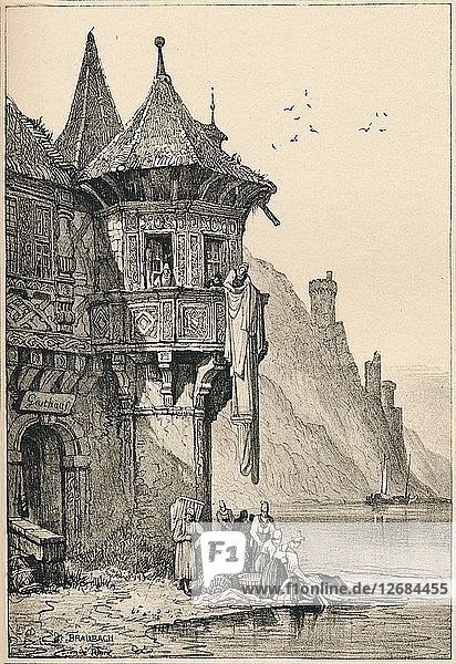 Braubach  um 1820 (1915). Künstler: Samuel Prout.