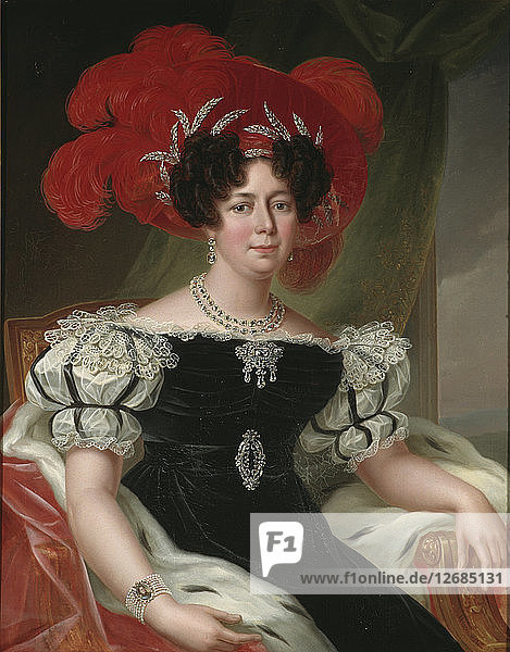 Portrait of Desideria (1777-1860)  Queen of Sweden and Norway  1830.
