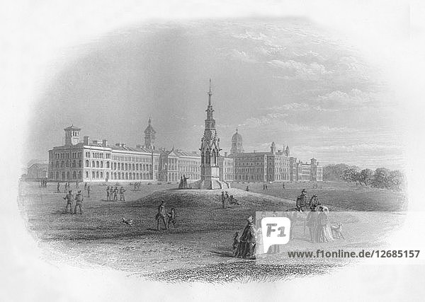 Victoria Hospital  Netley  1859. Artist: WE Albutt.