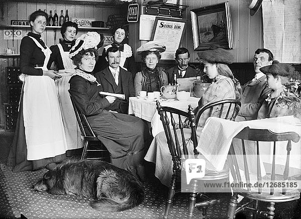 Woods Restaurant  Berwick-upon-Tweed  Northumberland  1902. Künstler: Unbekannt.