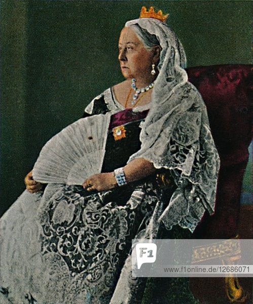 Königin Viktoria von England 1819-1901  1934. Künstler: Unbekannt.