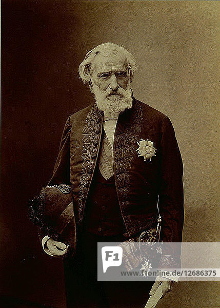 Porträt des Komponisten Ambroise Thomas (1811-1896).