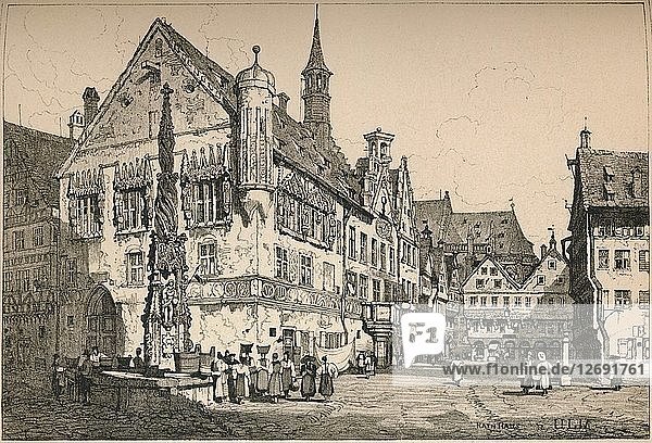 Ulm  um 1820 (1915). Künstler: Samuel Prout.