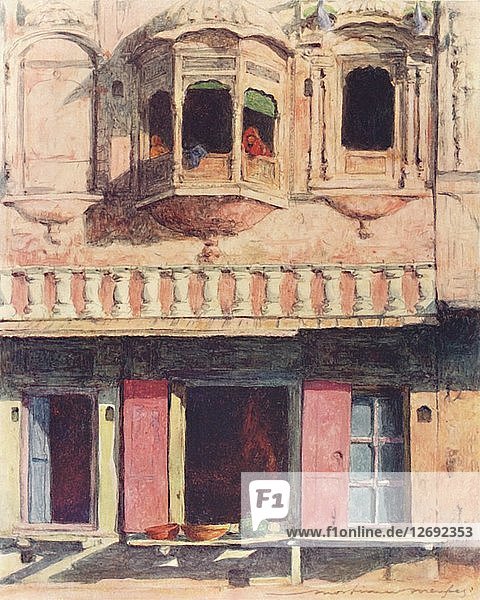 In Lahore  1905. Künstler: Mortimer Luddington Menpes.